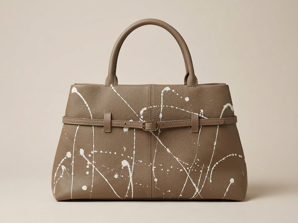 Canvas Studios | Premium Structured Top Handle Bag – Dune